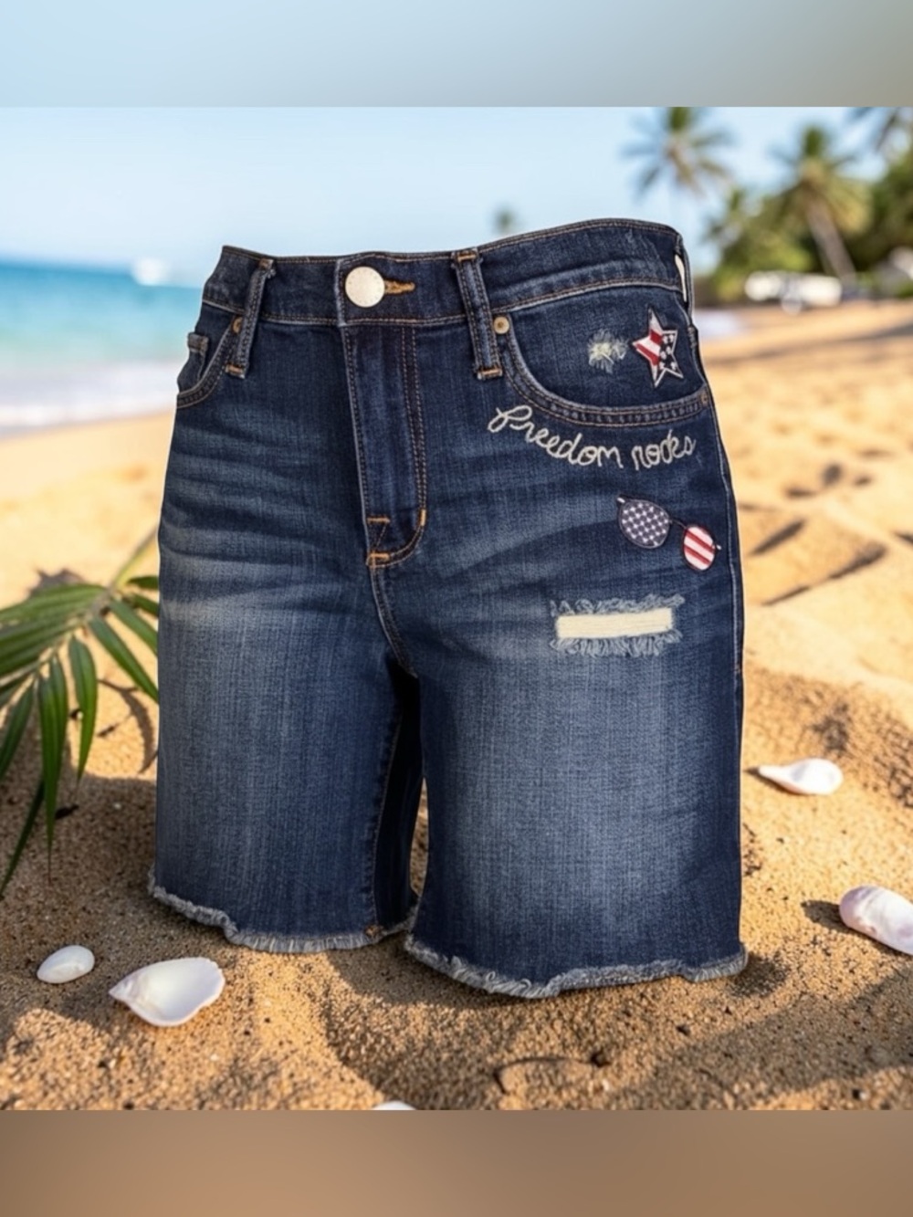 Rock & Republic denim shorts Size 10 💖